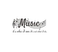 Zanthicia Mélodie Musique Note Sticker Mural Papier Peint Stickers Vinyle Autocollants Enfants Chambre Bureau Chambre Bar École Décoration