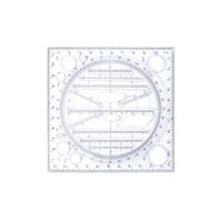 Zanthicia Modèle de Construction de règle rotative mesurant avec échelle règles mathématiques accessoires étudiant architecte école, Le noir