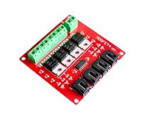 Zanthicia Module de commutation isolé de pointe avec bouton MOSFET à quatre canaux IRF540 V0 conçu pour une commutation de circuit efficace. Carte de module de à bouton MOSFET