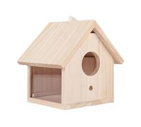 Zanthicia Nichoir pour Petits Oiseaux - Ventilation permettant Une Observation rapprochée de l'activité des Oiseaux - Apprendre en s'amusant - Nichoir Suspendu à la fenêtre -