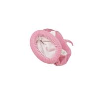 Zanthicia Nid Chaud et Confortable pour Animaux de Compagnie pour Vos Amis à Quatre Pattes Lit en Tissu pour Chat, Grandes Oreilles et Petite Queue, Rose, L