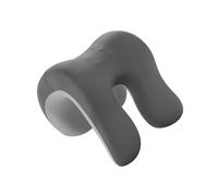 Zanthicia Oreiller de soutien cervical, oreiller de bureau conçu pour une relaxation optimale pendant les études, le travail, la pause déjeuner pour une, Gris foncé et clair, 25 x 18 x 28 cm