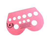 Zanthicia Outil pour téterelles souple pour nouvelle maman, règle de mesure de poitrine précise, règle légère pour mesurer les téterelles, taille tire-lait, compacte et légère