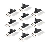 Zanthicia Pare-neige offrant une grande flexibilité et protège-gouttières avec joint d'étanchéité pour une maximale contre les glissements de neige. Pour Bonne, Noir, 100 mm