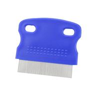 Zanthicia Peigne de toilettage pour animaux de compagnie bugs outil anti-dérapant aiguille en acier inoxydable ménage professionnel détachant pour animaux compagnie couleur aléatoire