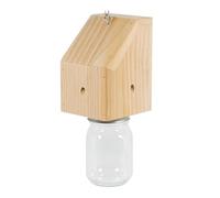 Zanthicia Piège à Abeilles charpentières Suspendu Naturel résistant pour aux intempéries et Attrayant pour Les Abeilles Pièges à Suspendus naturels de Style loft en Bois, C
