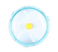 Zanthicia Plastique Petits Animaux de Compagnie Roue de Course Souris Rat sûr antidérapant Jogging pour Spinner Exercice Jouet équipement intérieur Animaux Sports, Bleu