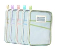 Zanthicia Pochettes zippées en Filet à Trois Compartiments pour assurant Une sécurité optimale pour Le Rangement de Documents. Pochettes pour Documents et
