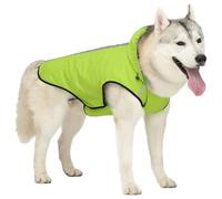 Zanthicia Poncho imperméable à Capuche réglable pour Chien, élégant et Sec, imperméable, Facile à Mettre, Taille Disponible Premium, Vert, XL