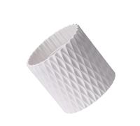 Zanthicia Porte-brosse décorative pour commode - Boîte de rangement rotative Boîte de rangement cosmétique rotative grande capacité résistante Pour aux chocs, style rotatif blanc