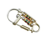 Zanthicia Porte-clés personnalisé fait main, accessoire pour sacs à main, sacs à et porte-clés. Pendentif porte-clés pour sac, ceinture, clés, outil de poche. Outil de poche, clé voiture,