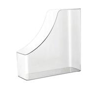 Zanthicia Porte-revues vertical, organisateur de bureau pour livres et documents, avec porte-revues en acrylique transparent résistant.