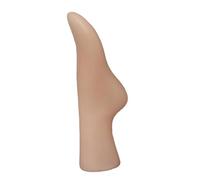 Zanthicia Présentoir pour bracelets de cheville et chaussettes - Modèle idéal pour mettre en valeur bracelets de cheville et chaussettes - Support de présentation moyen, Beige, 21 cm