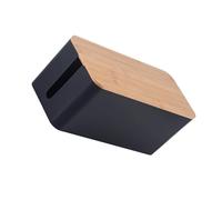 Zanthicia Rangement de Bureau Durable et résistant, Dites Non pour aux rangements, boîte de Rangement pour Construction Robuste, étui Bureau Organisateur organisé, Noir, M.