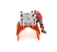 Zanthicia RC escalade voiture moteur refroidisseur véhicule modèle dissipateur de chaleur ventilateur de refroidissement camion sur chenilles système radiateur Kit d'entretien pièces rechange, Orange