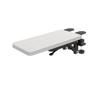 Zanthicia Repose-Bras Ergonomique et Confortable pour Ordinateur avec Support Pliable, optimisant l'espace de Bureau et Servant également de Support pour Tapis Souris, Blanc, 30 x 15 cm