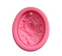 Zanthicia Rose Motif Pendentif Moule Décoratif Remplacement DIY Gâteau Pâtisserie Bougie Parfumée Ornement Moule Moulage Outil Accessoires