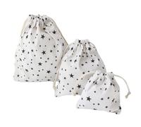 Zanthicia Sac à Cordon réutilisable et Polyvalent pour Tous Les Besoins de Rangement, Sac de Courses en Tissu avec Sacs Courses à Cordon Serrage, étoile