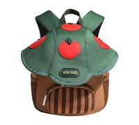 Zanthicia Sac à élégant pour Enfants de Maternelle, Motif Champignon Mignon, Mini Sac à Multifonctionnel pour Fournitures Scolaires, pour Les Enfants d'âge, Vert, 20x9x23cm