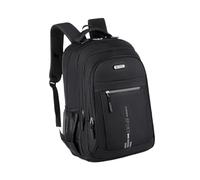 Zanthicia Sac à pour Ordinateur Portable en Nylon Polyvalent, idéal pour la randonnée, Les études et Les Sports de Plein air, Noir