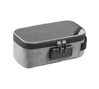 Zanthicia Sac Anti-Odeur de contrôle des odeurs avec Serrure à Combinaison sécurisée pour Un Stockage organisé Étuis de Rangement Robustes Étui de Rangement avec Serrure en, Gris, 21x11x8cm