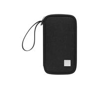 Zanthicia Sac de Rangement numérique poignée Universelle Fermeture à glissière Gain de Place étui Transport léger résistant pour aux Chocs Paquet Transport, Noir 2