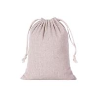 Zanthicia Sac de rangement Portable réutilisable rectangulaire couleur unie articles divers cosmétique ménage cordon pochette accessoires, 15x20cm