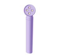 Zanthicia Sèche-ongles pratique et efficace pour tout type de vernis Gel ABS avec batterie UV LED lampe à ongles Nail Light Nail Art, Violet