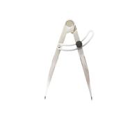 Zanthicia Séparateur d'ailes en cuir petit outil de poinçon portable à coutures polyvalentes fabricant de cercles outils d'artisanat large Application, 126g, 6 "avec aile