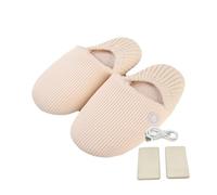 Zanthicia Serpillère thermique en coton pour hommes, 3 secondes de chaleur, semelle antidérapante, facile à ne pas blesser les pieds, avec chaussures chauffantes à batterie, fille taille 34-39