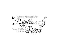 Zanthicia Sticker mural citations lettres anglaises confortable lisse papier peint durabilité plat grande maison accessoire décoration murale Art, Noir