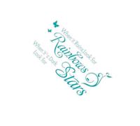 Zanthicia Sticker mural citations lettres anglaises confortable lisse papier peint durabilité plat grande maison accessoire décoration murale Art, Bleu