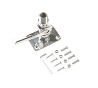 Zanthicia Support d'antenne VHF Marine Robuste et Facile à Installer, avec Base réglable, en Acier Inoxydable 316. Accessoires pour antenne de Bateau, vis de Fixation.