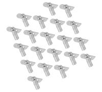 Zanthicia Support de biellette d'échafaudage, goupille, équerre, Support d'étagère, métal de qualité supérieure pour échafaudages industriels, Durable. Barre transversale, Argent, 11 x 38 mm