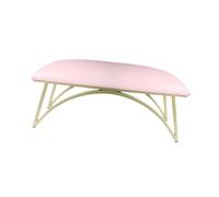 Zanthicia Support de bras pour manucure, coussinet de soutien confortable pour les mains, idéal pour les salons manucure et passionnés d'art ongulaire, Rose, 35 x 12 x 16 cm