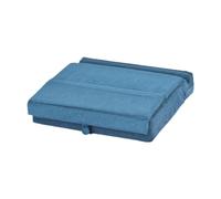 Zanthicia Support de Tablette Portable de Voyage avec Coussin Confortable et rainure Profonde pour Un Maintien sûr sur Les Genoux, au lit au Bureau. Support, Bleu, 30 x 28 x 6 cm