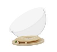 Zanthicia Support en Bois Confortable et Stable pour Chat, Alliant Style et Espace de Jeu, offrant Un nid Douillet pour Dormir en Toutes Saisons. Hamac, Clair, XL