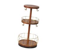 Zanthicia Support robuste pour fruits, tasses à café, snacks, pinceaux, légumes et gâteaux, idéal pour le plan de travail de la cuisine.