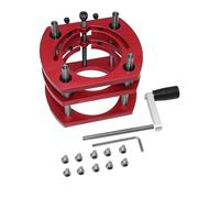 Zanthicia Système de levage pour table de défonceuse avec base élévatrice en alliage d'aluminium durable. Capacité levage 51 mm. Base serrage robuste à 4 mâchoires. Finition professionnelle.