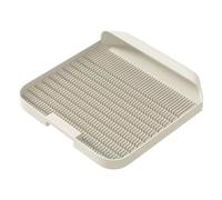 Zanthicia Tapis de litière réutilisable pour Chat offrant Un accès Facile à Un Environnement Propre pour Le Bien-être des Chats, Gris, 37 x 37 x 8 cm