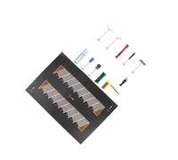 Zanthicia Tapis de Parking Miniature au 1/64e, décor de Voiture avec Divers Panneaux signalisation pour simuler des Sorties stationnement. Diorama Miniature Construction Voiture, Noir, Style F