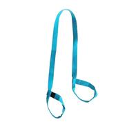 Zanthicia Tapis de Yoga sangle en coton transporter sport sac solide transporteur corde élastique exercice de gymnastique sangles transport 2 poches sport, Lac bleu
