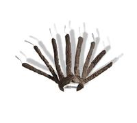 Zanthicia Tête-monté Doux Cheveux Bigoudi Femmes Rouleaux Curling Tissage Bâton Naturel Tige Spirale Épais Cheveux Coiffure Outil, Marron