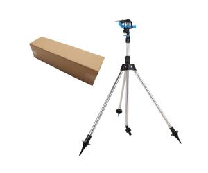 Zanthicia Trépied à Bras Rotatif pour Couverture de Jardin, pour équipement Efficace, Support Triangulaire d'arrosage réglable, arroseur à 4 Points