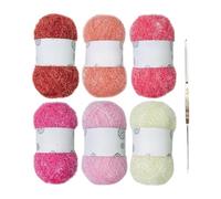 Zanthicia Tricot à la main avec de la grosse laine, crochet, torchons doux à faire soi-même : un projet de bricolage pour les amateurs loisirs créatifs, Tapez C