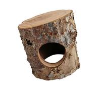 Zanthicia Tunnel en Bois Multifonctionnel pour Hamster, Servant à la de cachette, de perchoir et Jouet à mâcher. Accessoire Multifonctionnel pour Petits Animaux, il Peut également Servir cachette