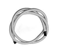 Zanthicia Tuyau d'air pour défroisseur vapeur - Accessoire universel durable et résistant à la chaleur - Pièce de rechange pour défroisseur vapeur. Assure une fluide lors du, noir blanc, 3 m