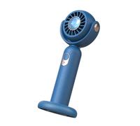 Zanthicia Ventilateur de poche Portable Rechargeable réglable été dispositif de refroidissement bureau étudiant en plastique marche refroidisseur bureau, Bleu