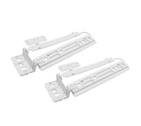 Zanussi Frigo Congélateur Porte Montage De Plastique Coulissant Crochet Kit De Réparation (Pack de 1, 2, 3, 4, 6 ou 8) - 2 Brackets