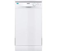 Zanussi ZDS12002WA Lave-vaisselle AirDry 9 couverts Déconnexion automatique 6 programmes à 3 températures Programme rapide en 30 min Intensif à 70o 51 dBA Blanc 45 cm